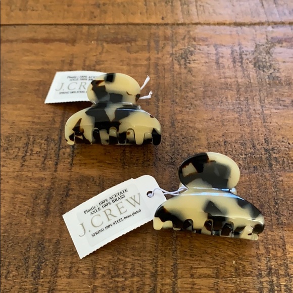 J. Crew Accessories - J. Crew Tortoise Hair Clips. Set of 2.